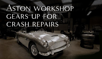 Aston Workshop gears up for Crash Repairs