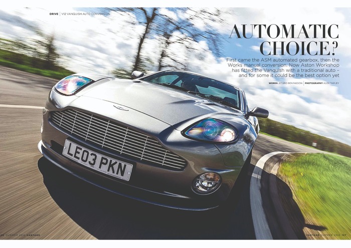 Aston Workshop's Vanquish Auto Conversion