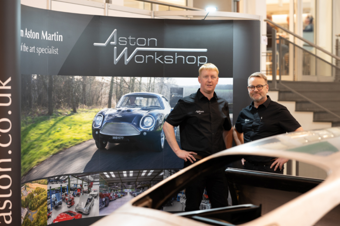 The Aston Workshop team are returning to Techno Classica, Essen