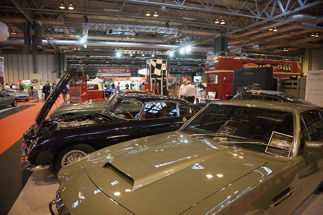 Birmingham NEC Classic Car Show Aston Workshop